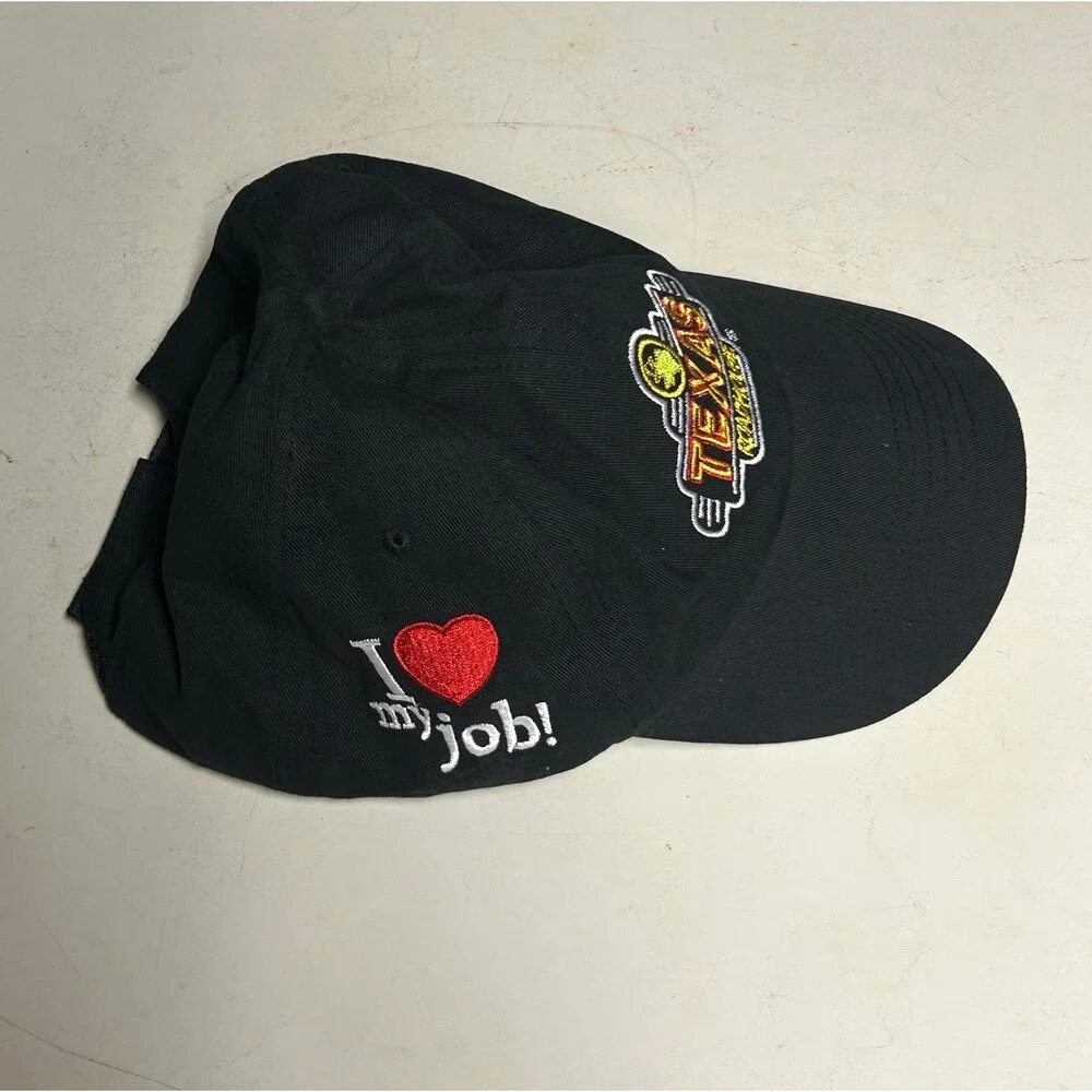 Texas Roadhouse “I Love My Job” Black Baseball Cap Hat